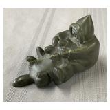 Signed inuit sculpture inuite signï¿½e, 4.5" L