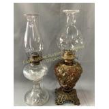 (2) Oil lamps, Lampes ï¿½ l