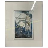 Marcel Achard signed & numbered print, Impression