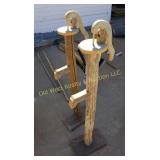 Wood Hydrant Lawn Ornaments