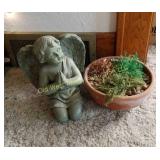Angel & Planter