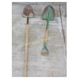 (2) Shovels