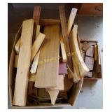 (4) Boxes of Lumber Scraps