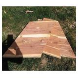 (3) Large Pieces of Wood