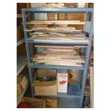 Metal Shelving & Wood Scraps