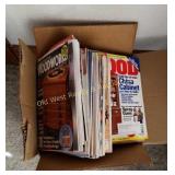 Box of Wood Working Magazines
