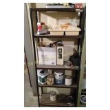 Metal Shelving & Contents