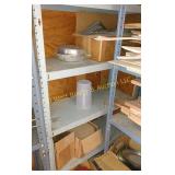 Metal Shelving & Contents