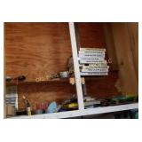 Shelves of Saw Blades & Miscellaneous