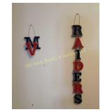 MV Raider Wood Signs