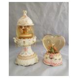 (2) Snow Globe Music Boxes