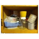 Shelf of Kitchen Items