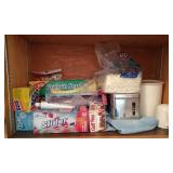Shelf of Baggies & Miscellaneous