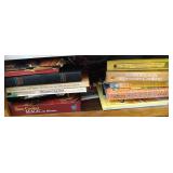 Shelf of cook books