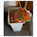 Trash Can w/Salt