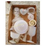 Box of Satin Glass Pieces