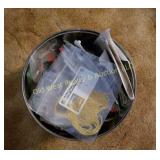 Tin of Embroidery Items