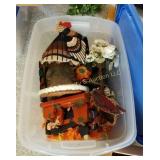 Tub of Thanksgiving Decor