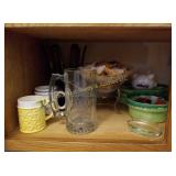 Shelf of Glassware