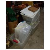 Pile of Plastic Tubs