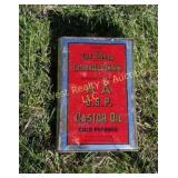 Castor Oil Tin - Has Oil In It