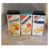 (3) Cracker Tins