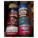 Box of Coffee Tins