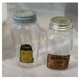 (2) Antique Jars