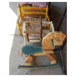 Doll Chairs & Rocking Horse