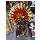 Box of Christmas Decorations