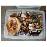 Tray of Christmas Items