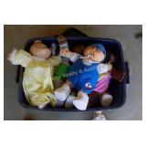 Tub of Cabbage Patch Dolls