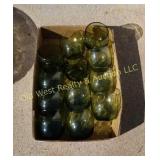 Box of Green Glasses