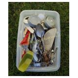 Tub of Utensils