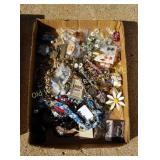 Box of Pins & Jewelry