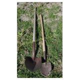 (2) Shovels