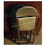 (3) Folding Chairs (BS)