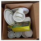 Box of Corelle Dishes (LR)