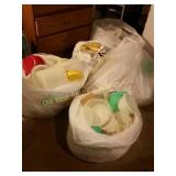 Large Trash Bags of Tupperware (BS)