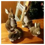 Plastic Rabbits & Dog (BS)