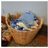 Basket of Linens (LR)
