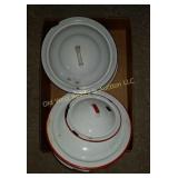 Box of Porcelain Lids