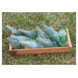 Wood Tray w/Coke Bottles