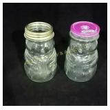 (2) Snowmen Jars