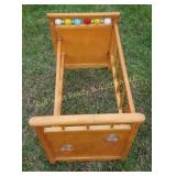 Wood Doll Crib