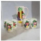 Pitcher & 5 Cups