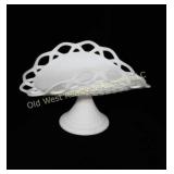 Satin Glass Fruit Stand