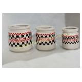 (3) Coca Cola Canisters