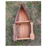 Wood Boat Wall Hanging