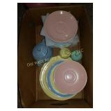 Box of Pastel Dishes